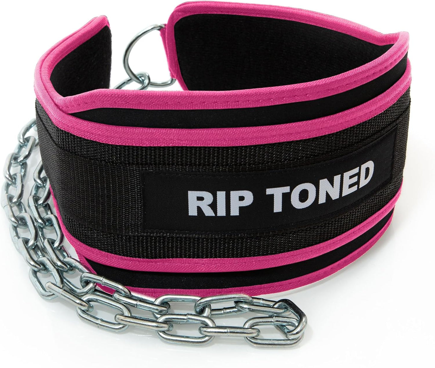 Rip Toned Dip Belt for Weight lifting, Pull Ups, Dips, Chin Ups - 36" Heavy Duty Steel Chain - Weight Belt with Chain for Weight Lifting, Powerlifting, and Strength Training