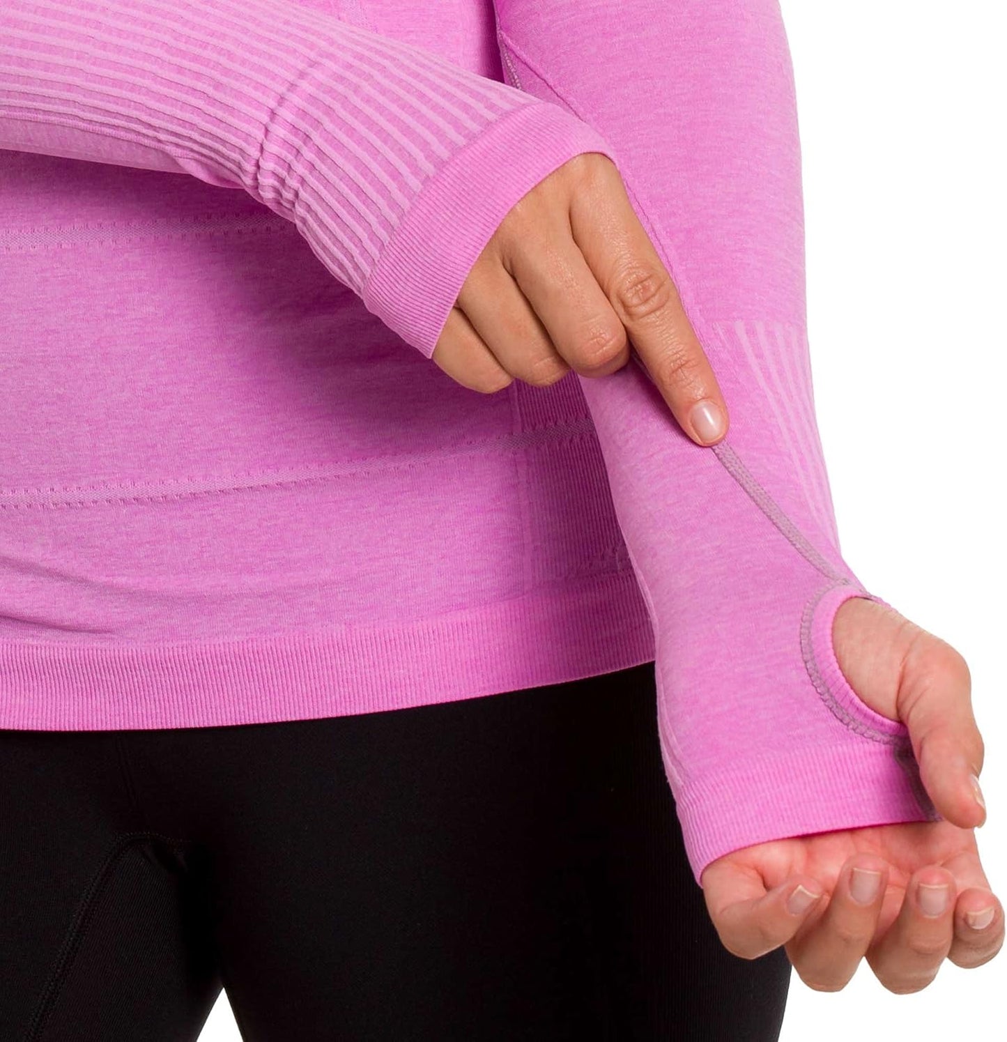 Zensah Women's Run Seamless Long Sleeve Running Shirt