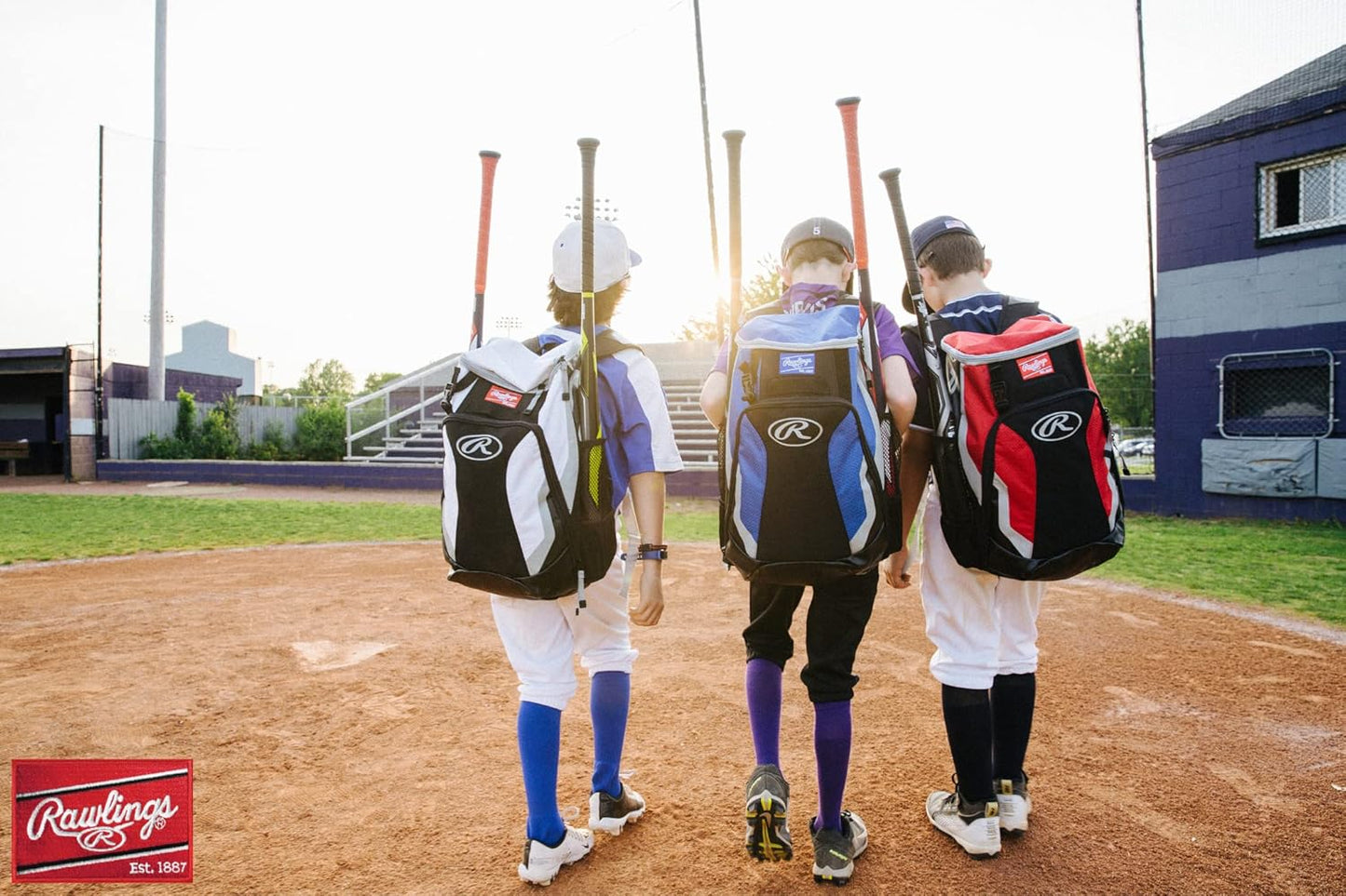 Rawlings | R500 Backpack Equipment Bag | Baseball/Softball | Multiple Styles