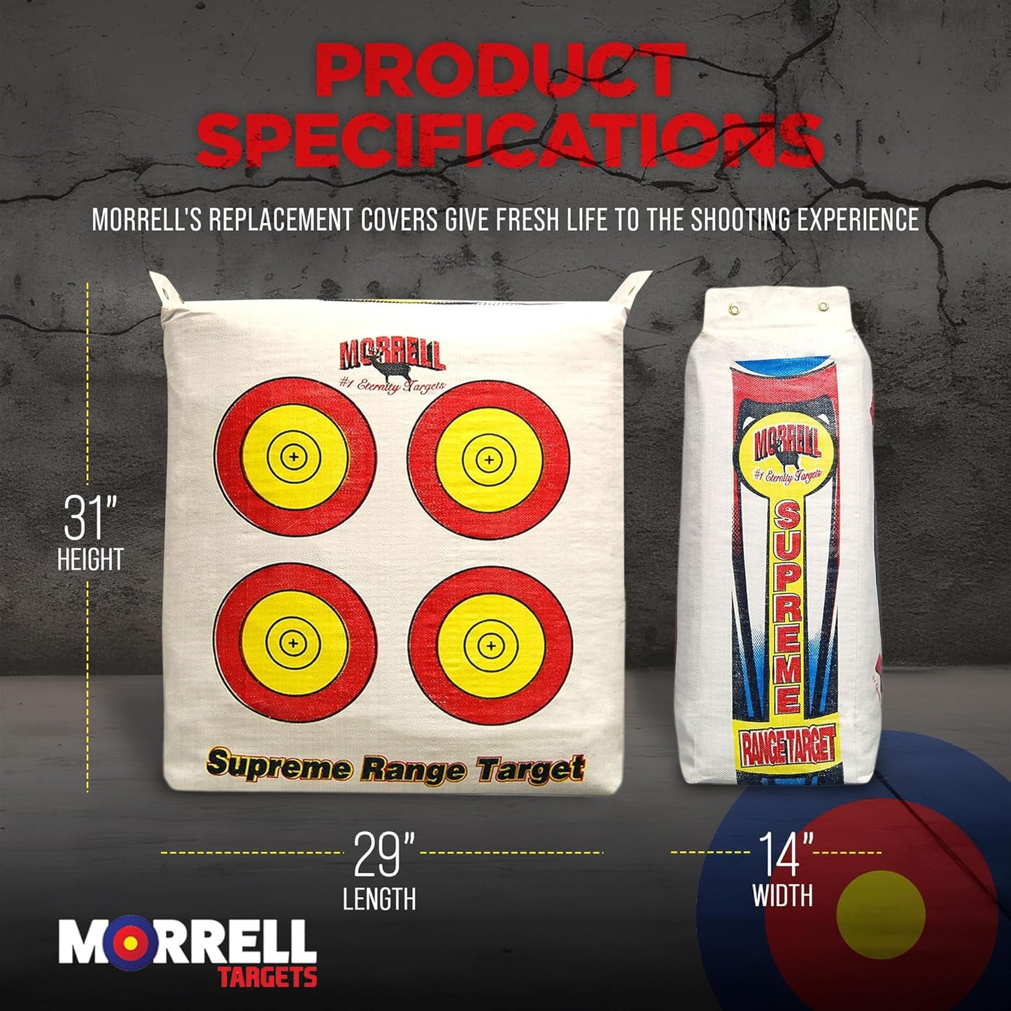 Morrell Weatherproof Supreme Range Field Point Archery Bag Target