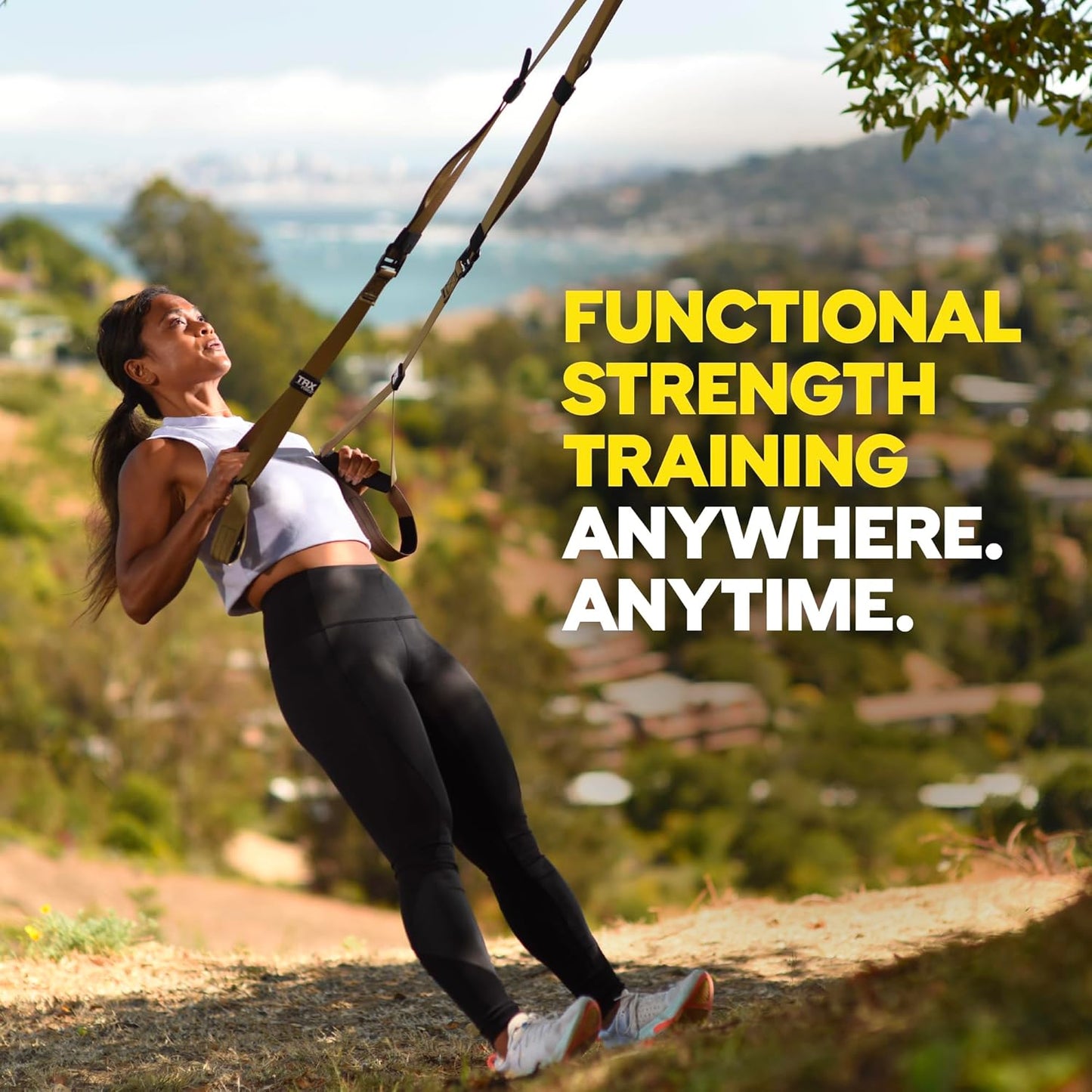 TRX Unisex Tactical Gym Suspension Trainer, Home Gym Kit, Fitness Training Designed for Military Veterans, Home Gym System with Exercise Straps - Olive