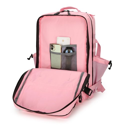 Perfekt Love Tactical Backpack for Women Military Backpack 3 Days Outdoor Pack Bug Out Bag Water Resistant and Heavy Duty Hiking Treeking Rucksack -Pink