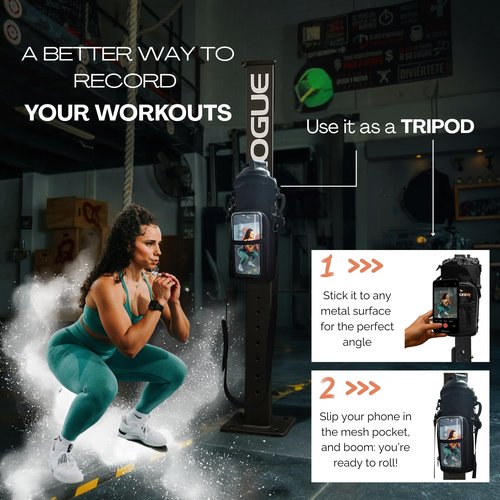 Magnetic Gym Bottle Bag – Tumbler Carrier with Strap – Insulated Sleeve, Phone Pocket & Waterproof Zipper – Crossbody Sling Organizer for Hiking, Walking, Travel – Workout Essentials for Men & Women