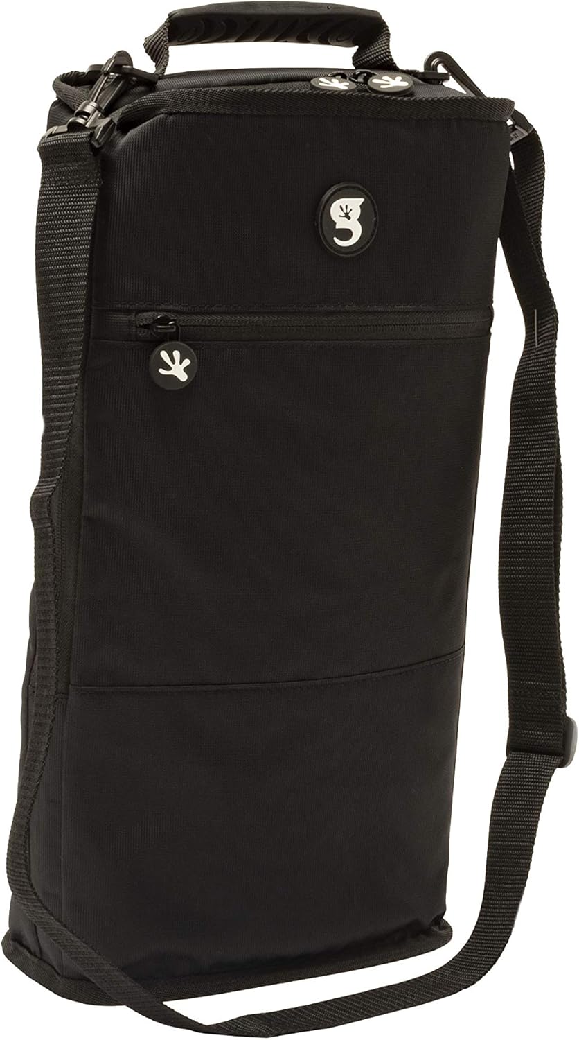 geckobrands Verticool Cooler - Insulated Portable Soft Cooler Bag with Adjustable Shoulder Strap, Holds 9 Cans or 2 Wine Bottles, Perfect for Beach, Picnics, and Outdoor Activities
