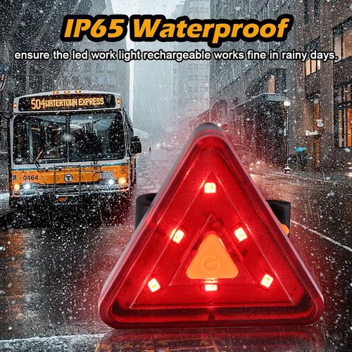 USB Rechargeable Tail Light Bright LED Warning Signal Night Riding Cycling Lamp Safety Rear Light Bicycles