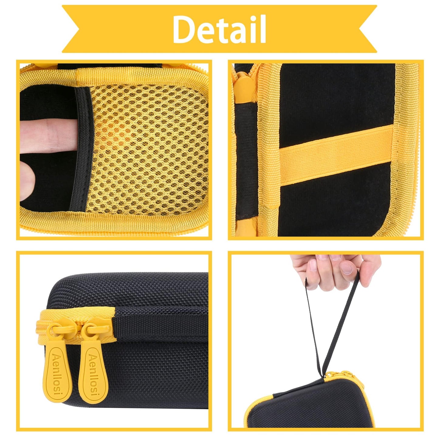 Aenllosi for Fanttik X8 Nano/X9 Nano Electric Ball Pump Hard Case,Air Pump Organizer for Air Tube and Adaptor(Case Only)