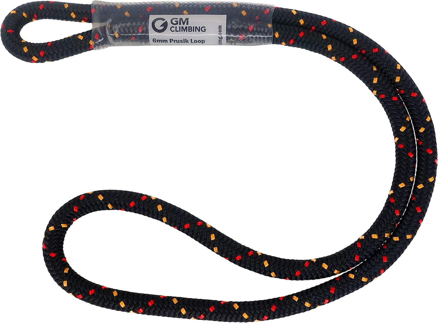 GM CLIMBING 6mm Prusik Cord Pre-Sewn 12in Prusik Loop for Climbing Arborist Rescue Mountaineering General Outdoor Use