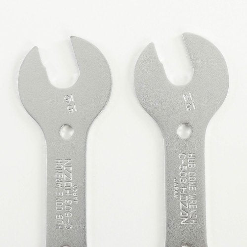 Hozan C-503 Shelf Spanner Set, Hub Cone Wrench, 0.5 x 0.6 inches (13 x 14 cm), 0.6 x 0.6 inches (15 x 16 mm)
