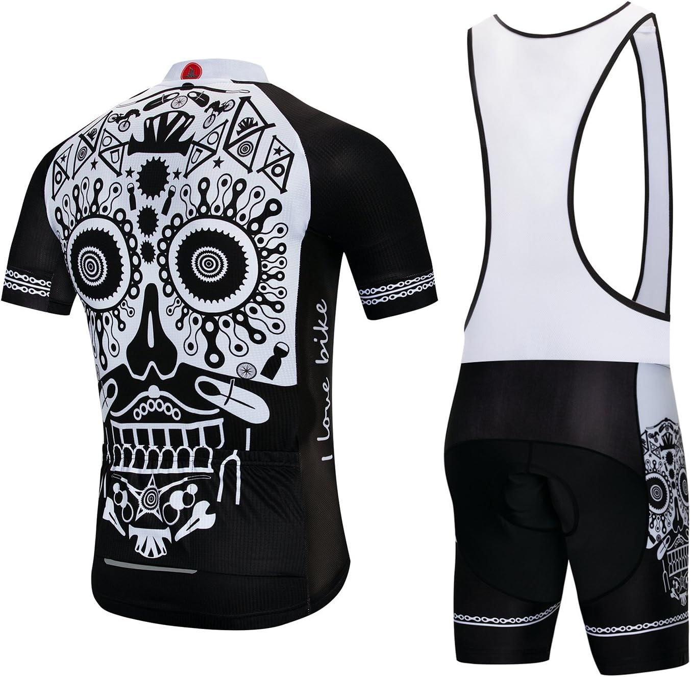 JPOJPO Cycling Jersey Men, Mountain Bike Shirt Tops S-5XL - Breathable and Quick Dry