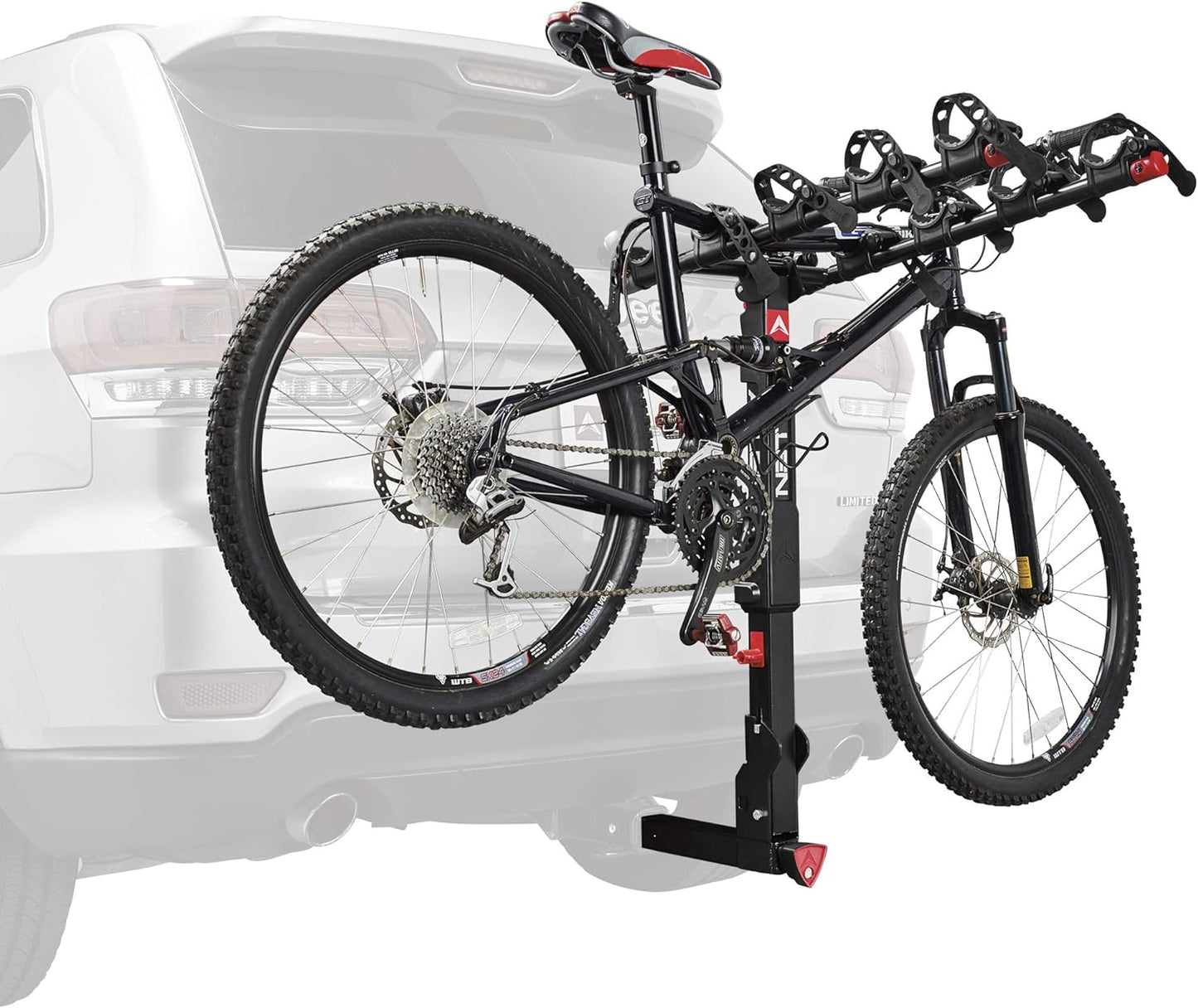 Allen Sports Deluxe Locking Quick Release 5-Bike Carrier for 2 in. Hitch, Model 552QR , Black