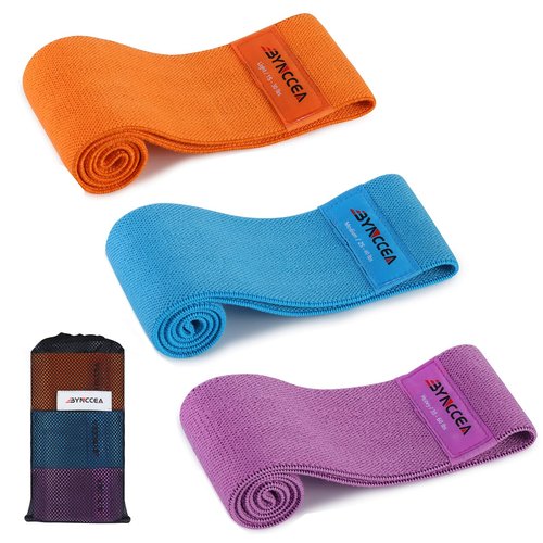 Bynccea Resistance Bands, Resistance Workout Elastic Band for Men and Women Resistance Loop Exercise Band Exercise Workout Bands for Home Fitness, Stretching, Strength Training, Physical Therapy