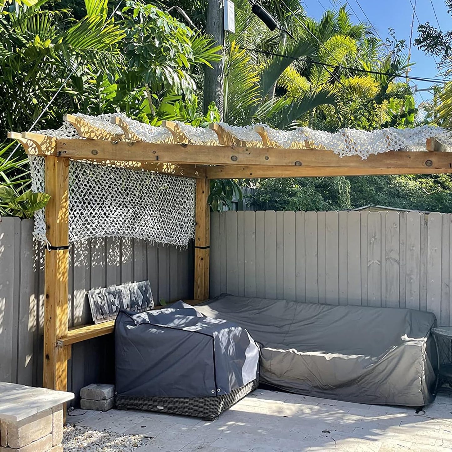 HYOUT Camo Netting Camouflage Net Bulk Roll for Hunting Blinds Ghillie Sunshade, Camping, Military Party Decoration