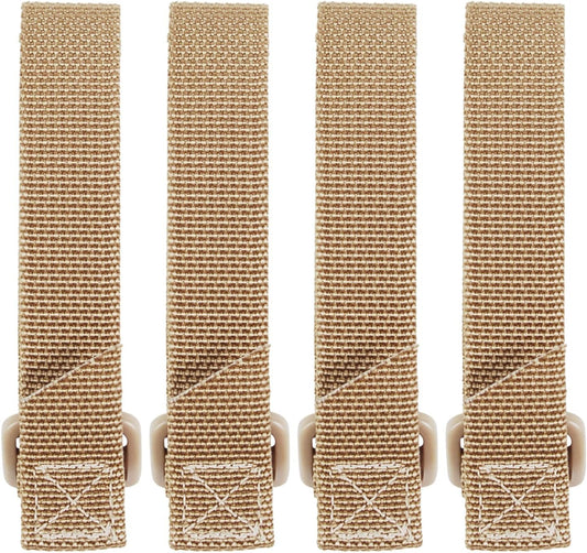 MAXPEDITION 3-Inch TacTie Attachment Straps (Pack of 4) MOLLE Clips for EDC Pouches and Pocket Organizers, Replacement MOLLE Straps for Tactical Gear