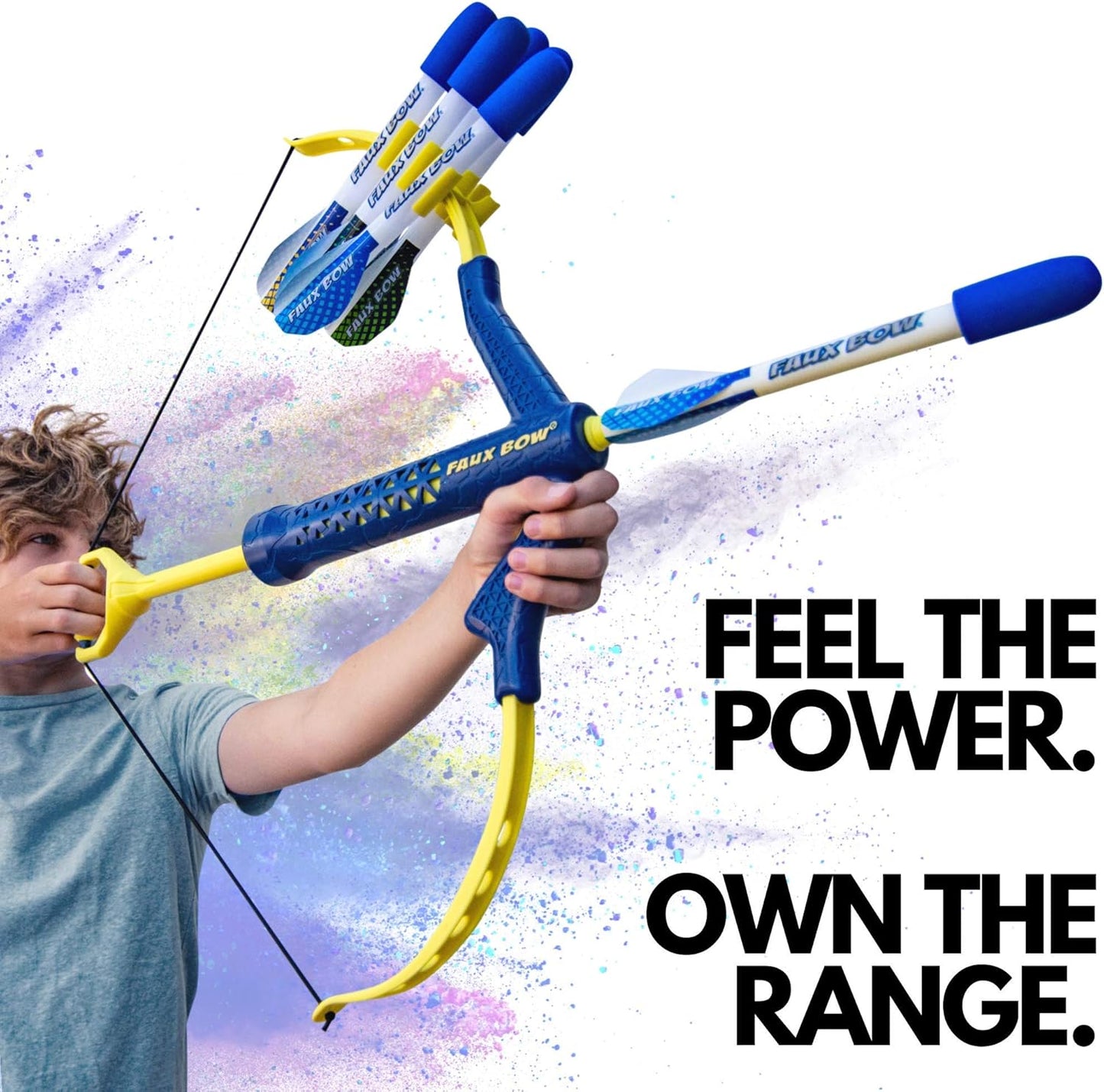 4.0 Kyanite - Impact Foam Tip Kids Bow and Arrow - Kids Archery Set - Shoots Targets Over 120 Feet - Best Outdoor Toy for Boys and Girls - Backyard Target Practice