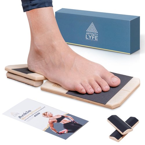 Balance Board – Foot & Ankle Strengthener | Plantar Fasciitis Relief, Achilles Tendonitis & Sprained Ankle Recovery | Single Leg Stability Training & Physical Therapy