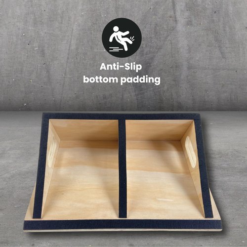 INFIDEZ Premium 25 Degree Slant Board for Knees Over Toes, Slant Board for Squats, Incline Squat Board, Physical Therapy and Rehabilitation, Calf Stretcher for Improves Knee Health