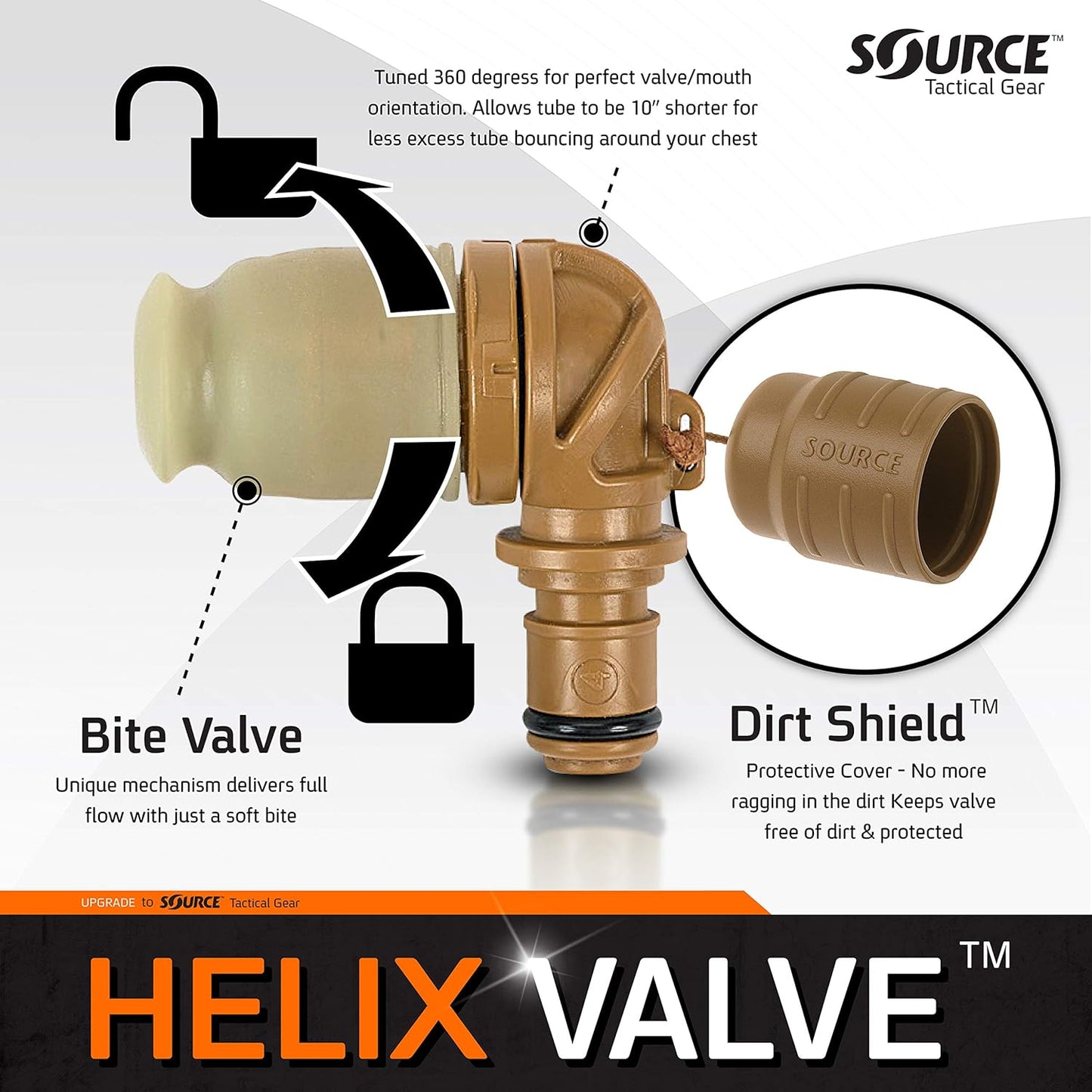 Source Tactical Helix High-Flow Bite Valve