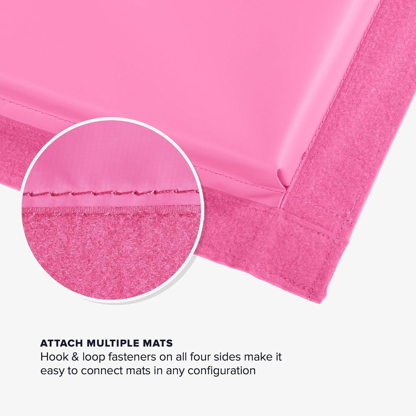 4ft x 10ft x 2in Fitness Mat - Lightweight, Foldable Exercise Mat for Personal Use