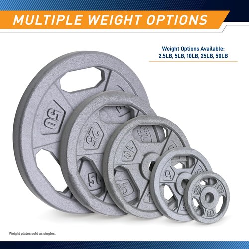 Marcy Classic 1" Cast Iron Standard Grip Plates - 10lb