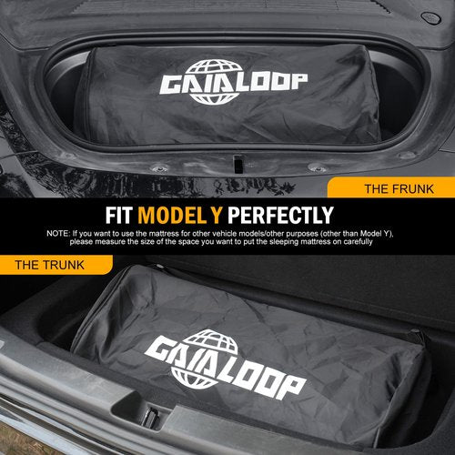 Memory Foam Camping Mattress for Tesla Model Y Sleeping Pads Sleeping Mat 3 INCH Thick Road Trip/Car Camping/Super Charger Nap/Temporary Car Sleeping 2 Pad