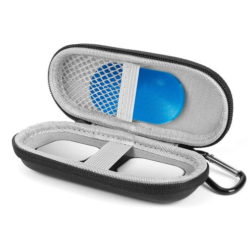OVIIN Case for Kardia Mobile EKG Heart Monitor, Hard Case Compatible with AliveCor EKG Device, Heart Monitor Travel Case Comes with Carabiner Clip - CASE ONLY (Black)