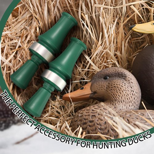 Sonwyoung 2 Pcs Duck Calls for Hunting Outdoor Hunting Bait Whistle Duck Decoys Whistle Goose Pheasant Caller Wigeon, Dove, Quail Call Loud Sound Accessories