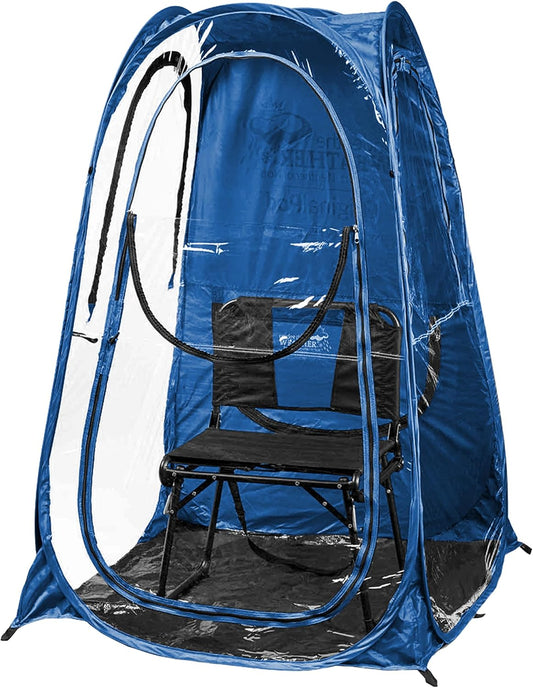 WeatherPod® The Original Shark Tank OriginalPod™ Pop-Up Pod - Stay Warm, Dry, & Out of The Sun - Weather Pod for Rain & Wind - 1 Person Pod - Sports Pod for The Sideline - Easy Set Up & Tear Down