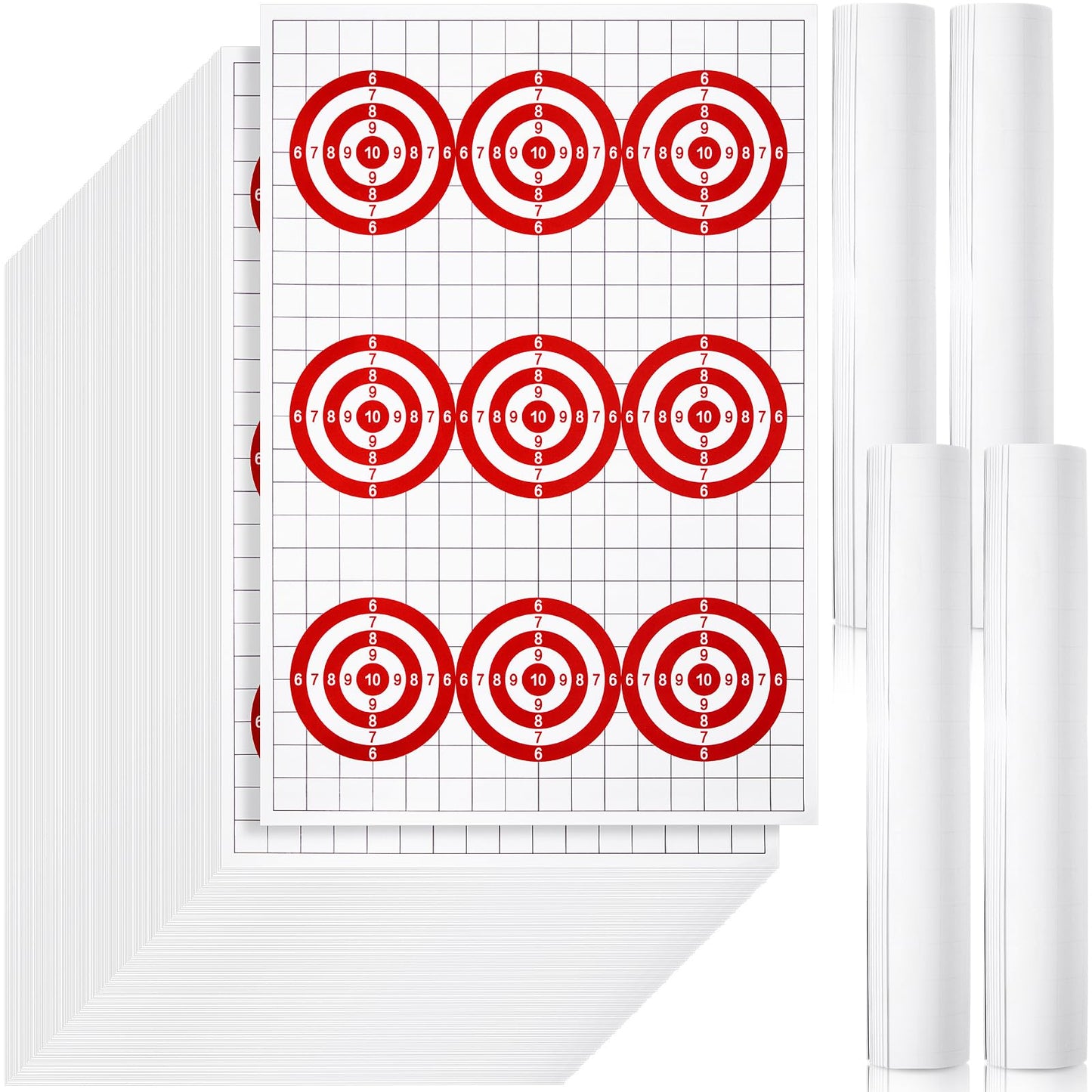 Fainne 200 Pcs Paper Shooting Range Targets 17 x 25 Inch Large Sight Rifle Targets for Range Shooting Shooters for Gun Pistol Rifle Practice