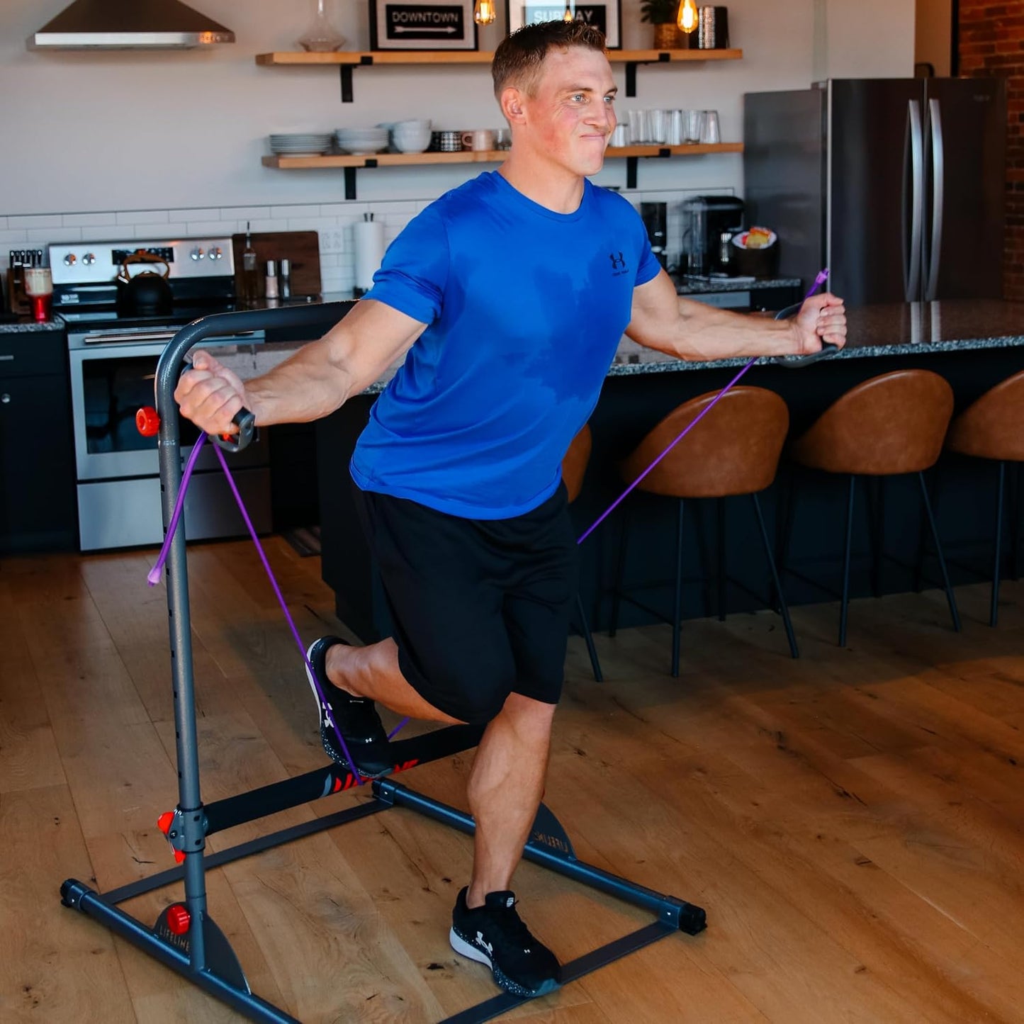 4' Lifeline R1 Plugged Resistance Cable for Strength Training & Fitness