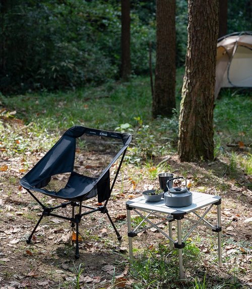 iClimb 1 Adjustable High Back Anti-Sinking Chair and 1 Low Back Chair Bundle, Ultralight Compact for Two Person Outdoor Camping Backpacking Hiking Beach Concert