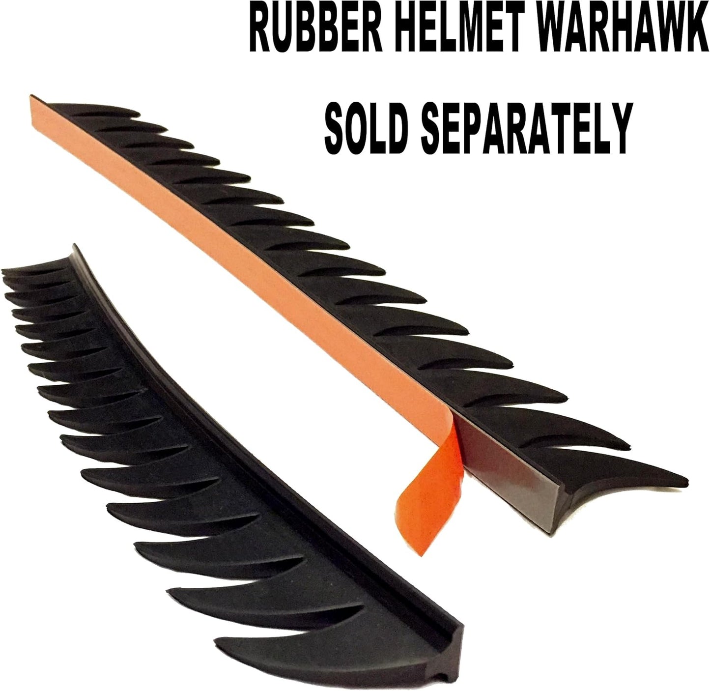 customTAYLOR33 Engineering Grade Reflective Warhawk/Mohawk Decals (Rubber Warhawk & Helmet not Included) Many Colors (Black)