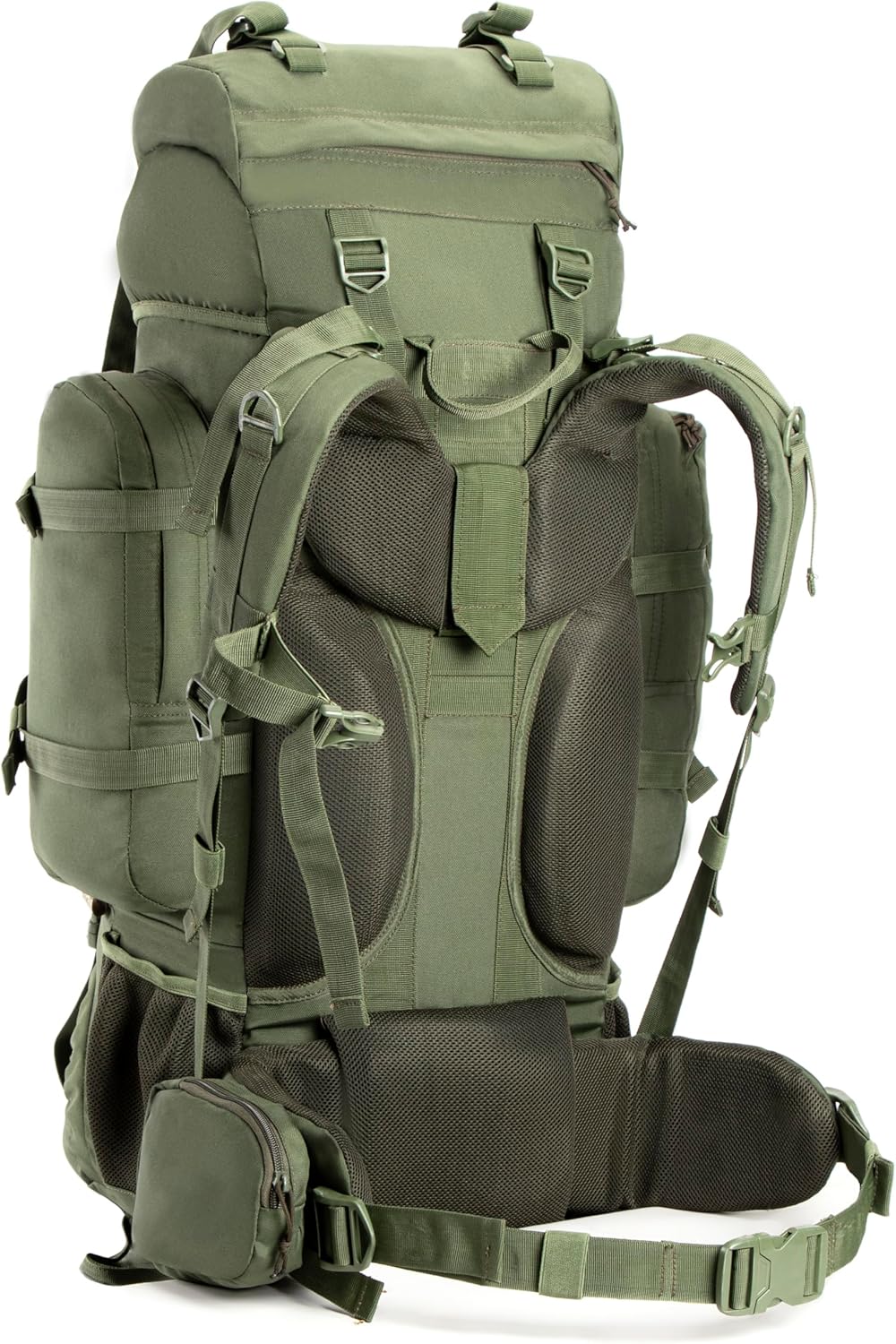 Tripole Colonel 95 Litres Internal Frame Rucksack + Detachable Day Pack, Rain Cover, Black
