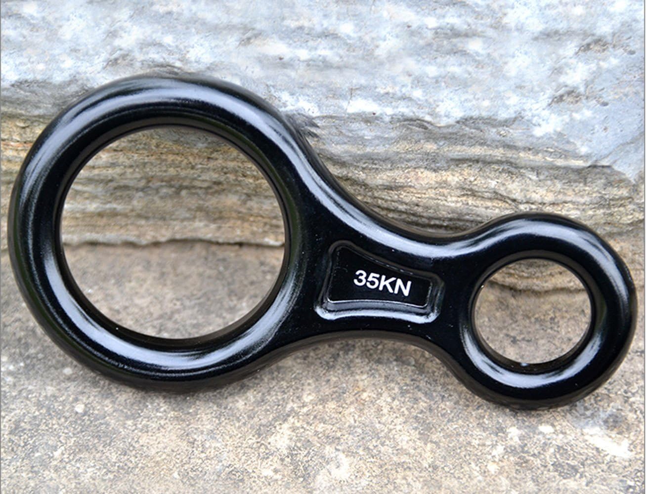 CdyBox 35KN Super 8 Belay Device Titan Figure 8 Descender for Climbing Rigging Plate Downhill Heavy Duty Equipment