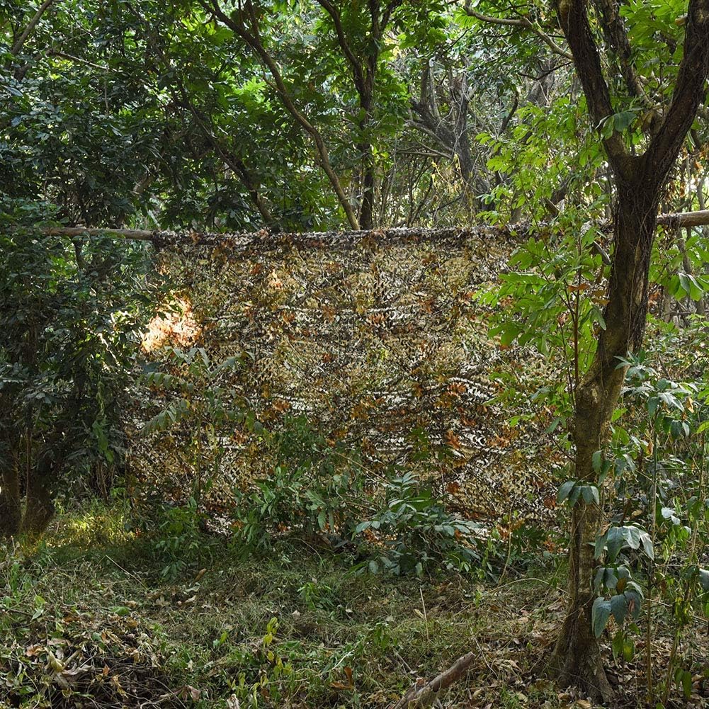 HYOUT Camo Netting Camouflage Net Bulk Roll for Hunting Blinds Ghillie Sunshade, Camping, Military Party Decoration