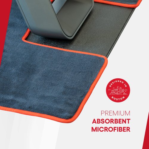 Mat Sweat Towel for Peloton Row - Custom Floor Mat for Peloton Rower - Accessories for Peloton - Keep Your Floor Clean of Sweat - Reversible Design