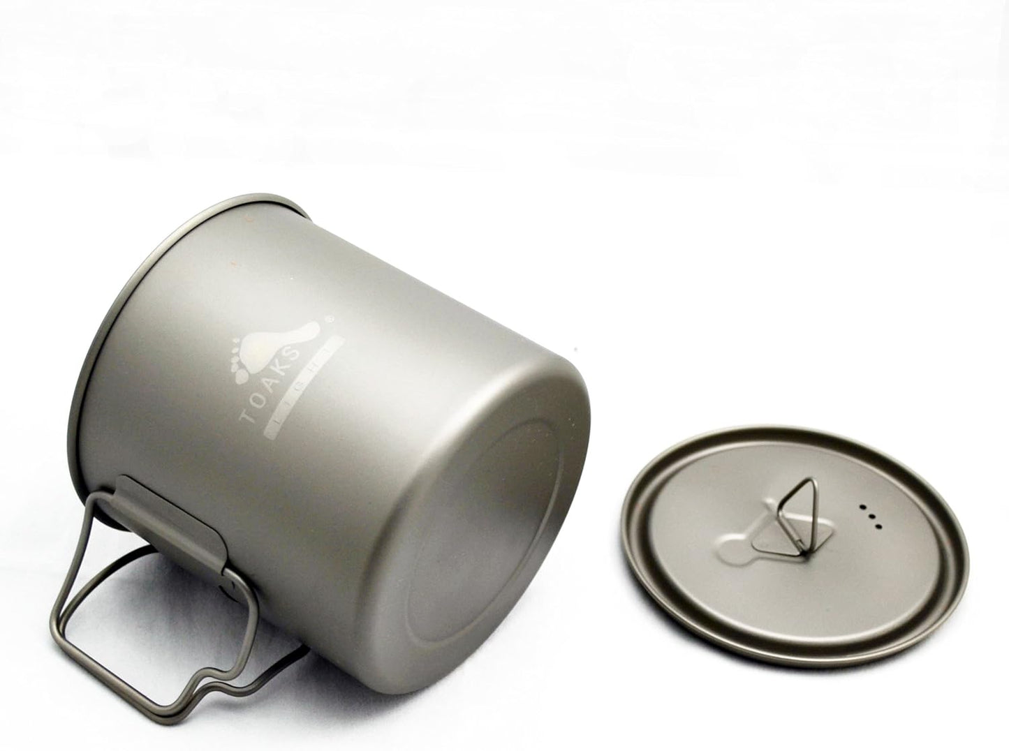 TOAKS 650ml Titanium Camping Pot - Lightweight, Durable Cookware for Outdoor Adventures