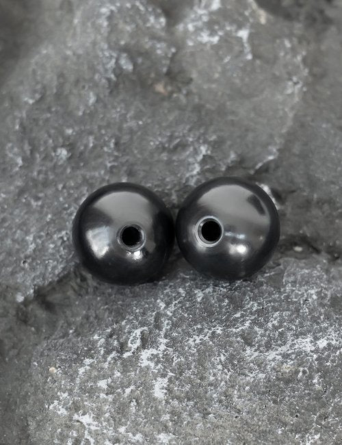 BLUEWING Outrigger Ball Stops 2pcs Fishing Rigging Plastic Pair Outrigger Line Ball Stoppers, Black