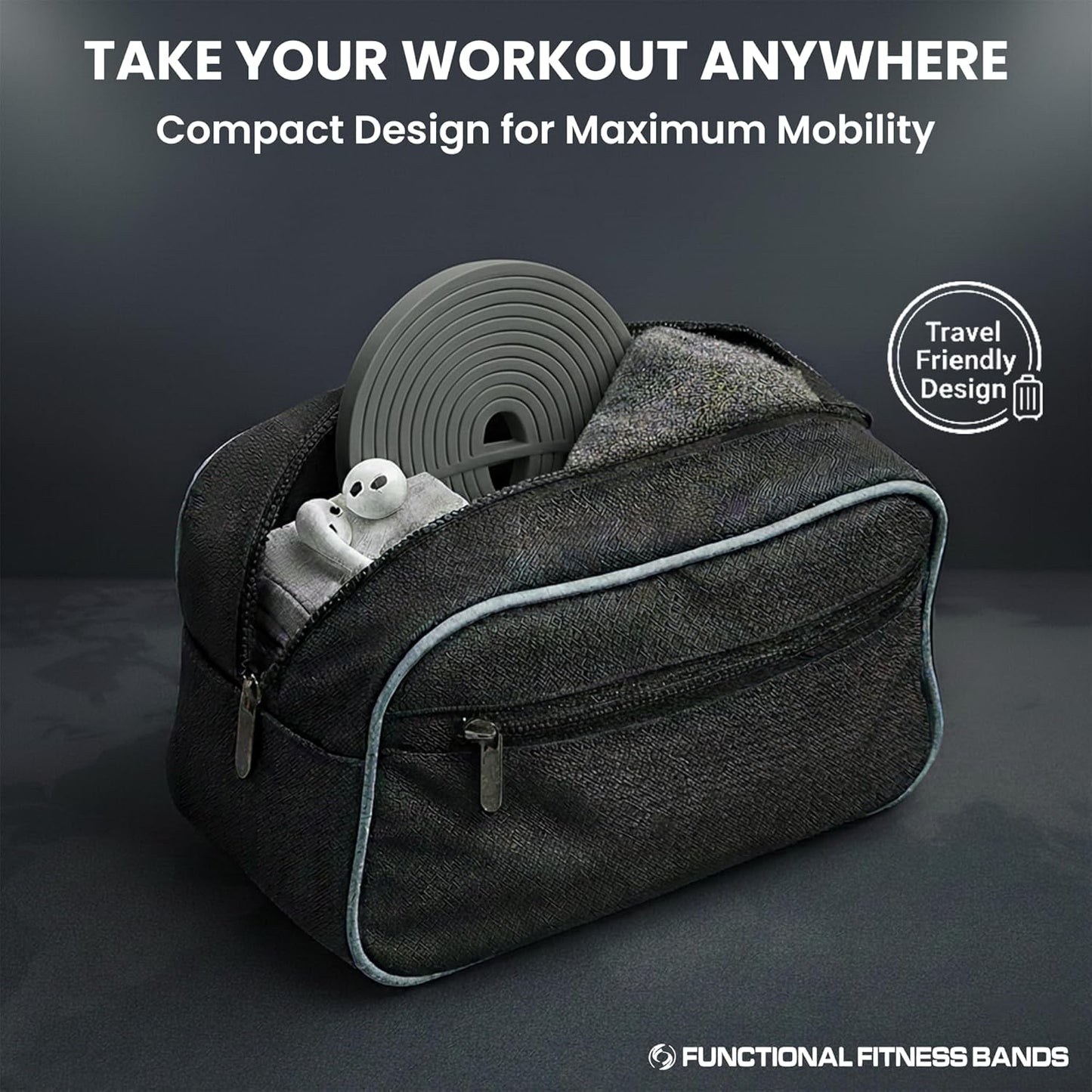 Pull Up Resistance Bands for Functional Fitness | 5-15 lbs Stretch Bands for Workouts