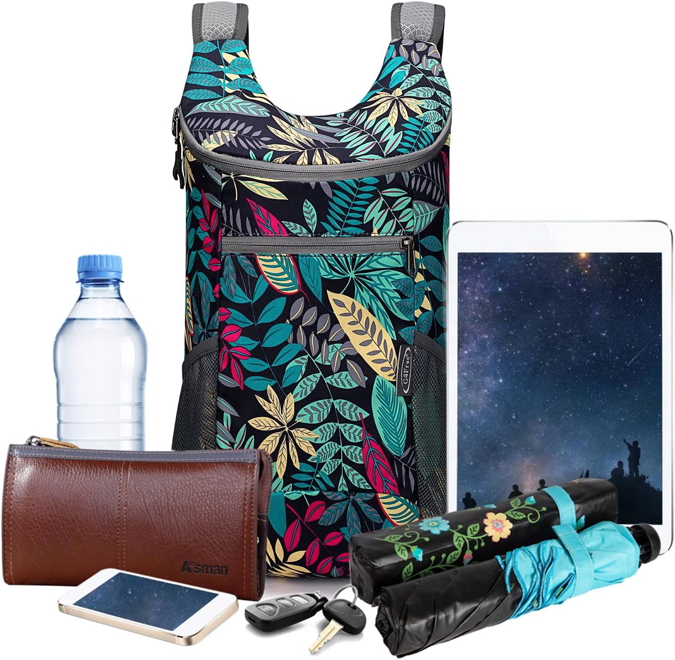 G4Free Lightweight Packable Hiking Backpack for Men Women Small Hiking Daypacks Foldable Shoulder Pack Casual Outdoor Bag 11L