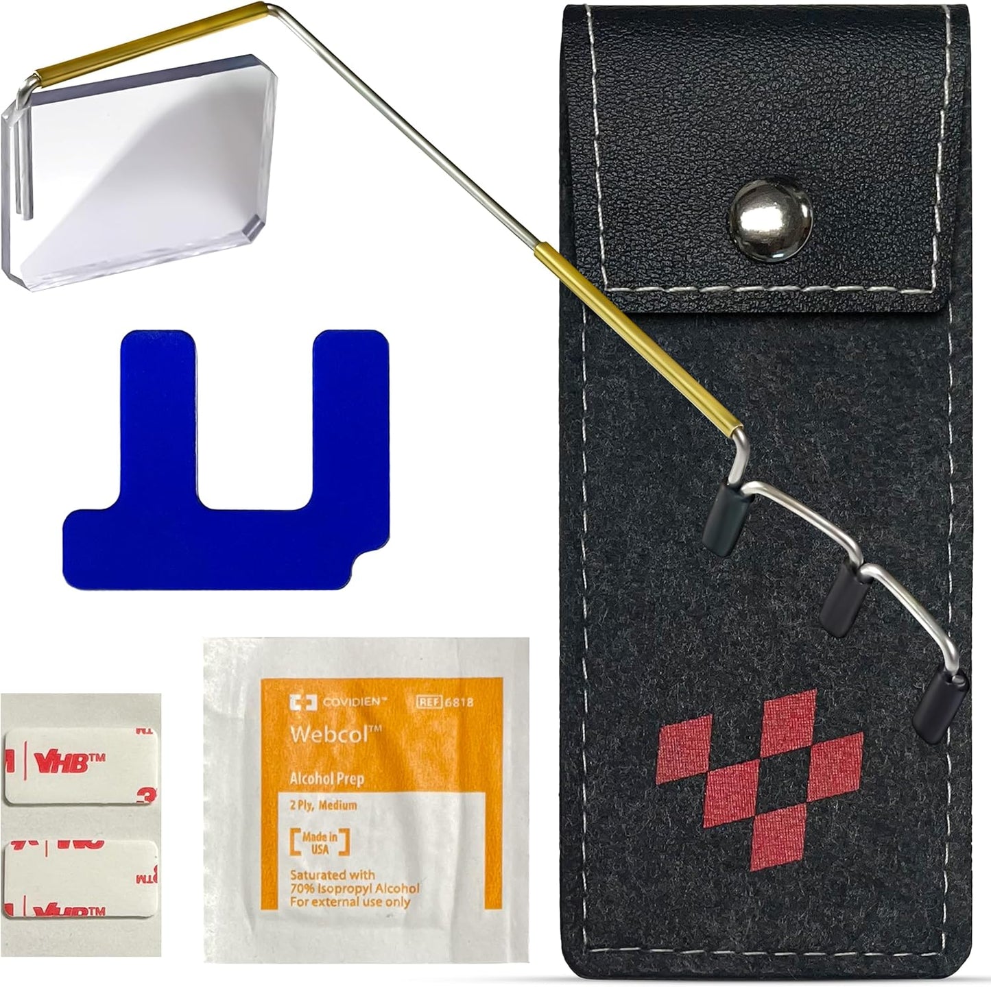 Take A Look Active Original Activity Mirror for Sunglasses, Bike Helmets, or Visors Rear View Mirror for Cycling and Other Outdoor Activities