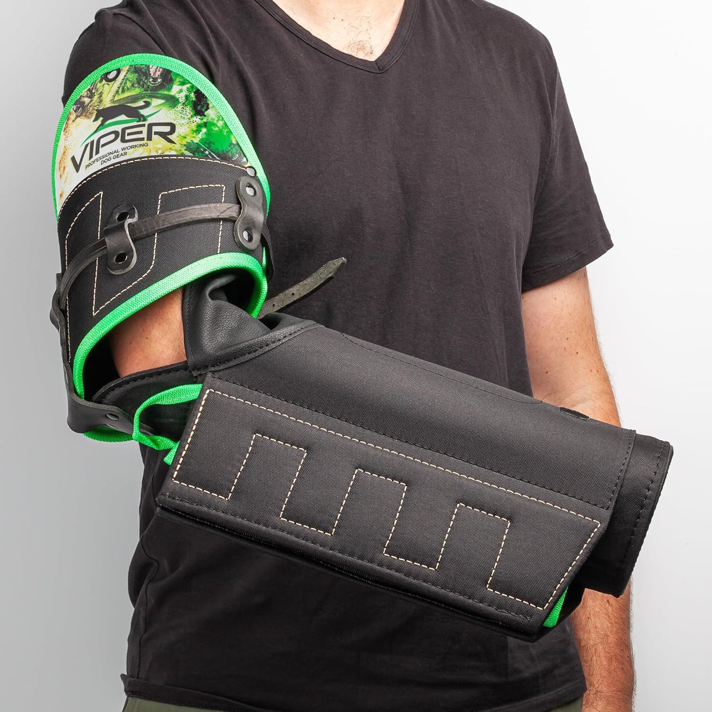 Viper Multi Level Dog Bite Sleeve with 3-Way Adjustable Bite Bar - Left Hand (Sleeve with Synthetic Cover)