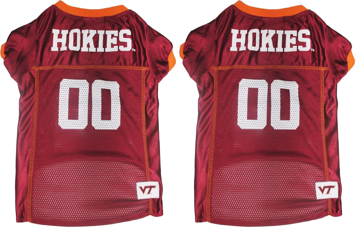 NCAA College Virginia Tech Hokies Mesh Jersey for Dogs & Cats, XX-Large. Licensed Big Dog Jersey with Your Favorite Football/Basketball College Team (Pack of 2)