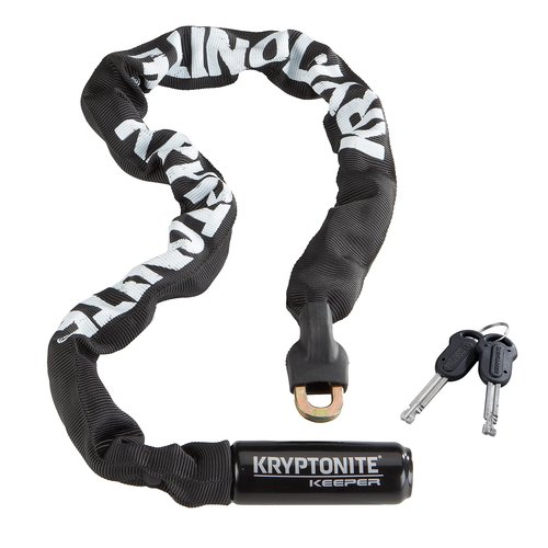 Kryptonite New York Fahgettaboutit Mini Bike U-Lock & Keeper 785 Bike Chain Lock, 2.8 Feet Long Heavy Duty Anti-Theft Bicycle Chain Lock with Keys