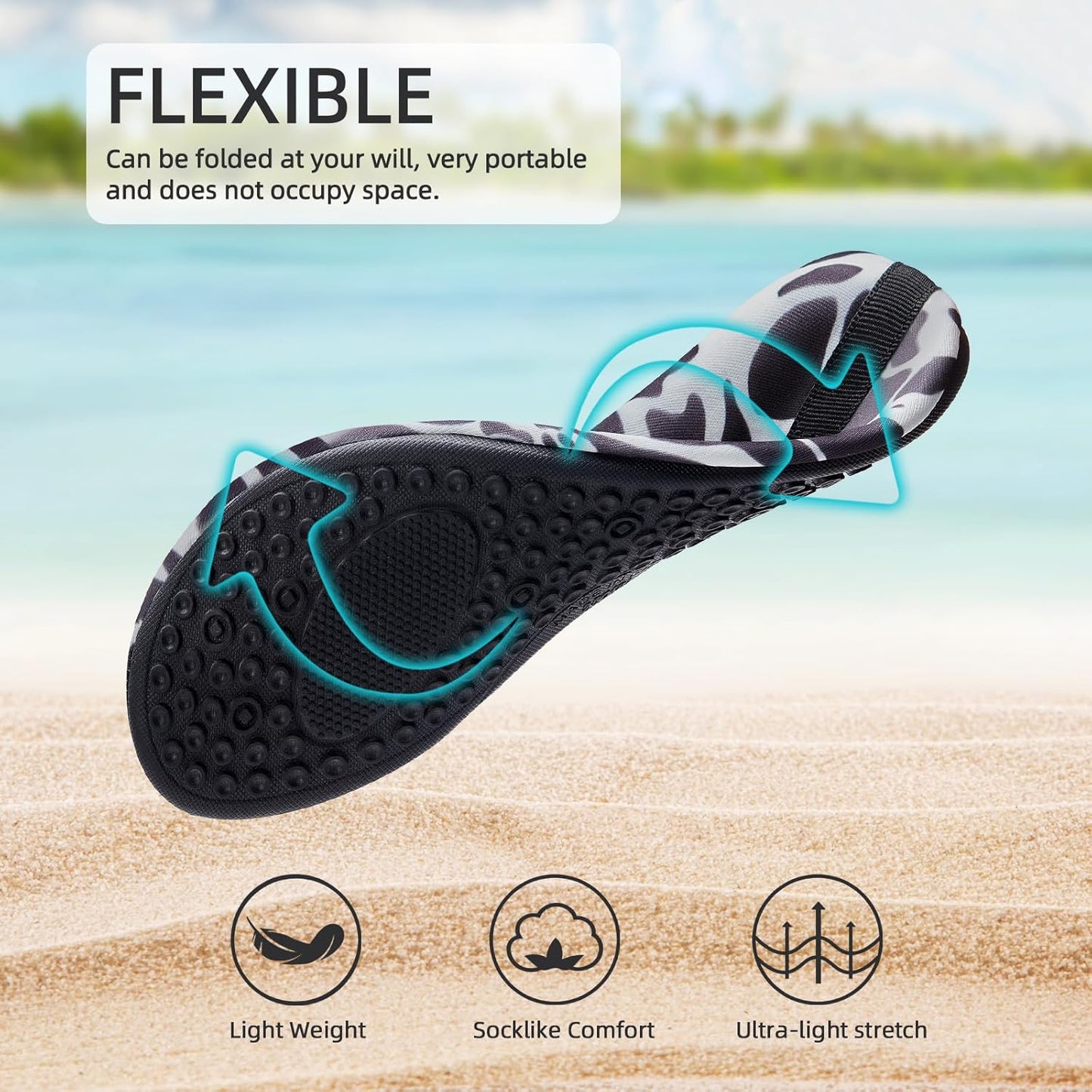 Quick-Dry Tanamo Water Shoes | Aqua Socks for Men & Women | Beach & Pool