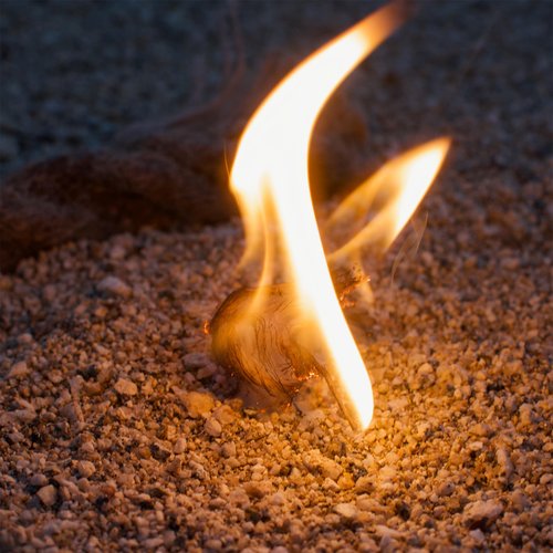 Hiker's Gold Jute Rope Campfire Kindling Kit for Camping, Backpacking, Hiking