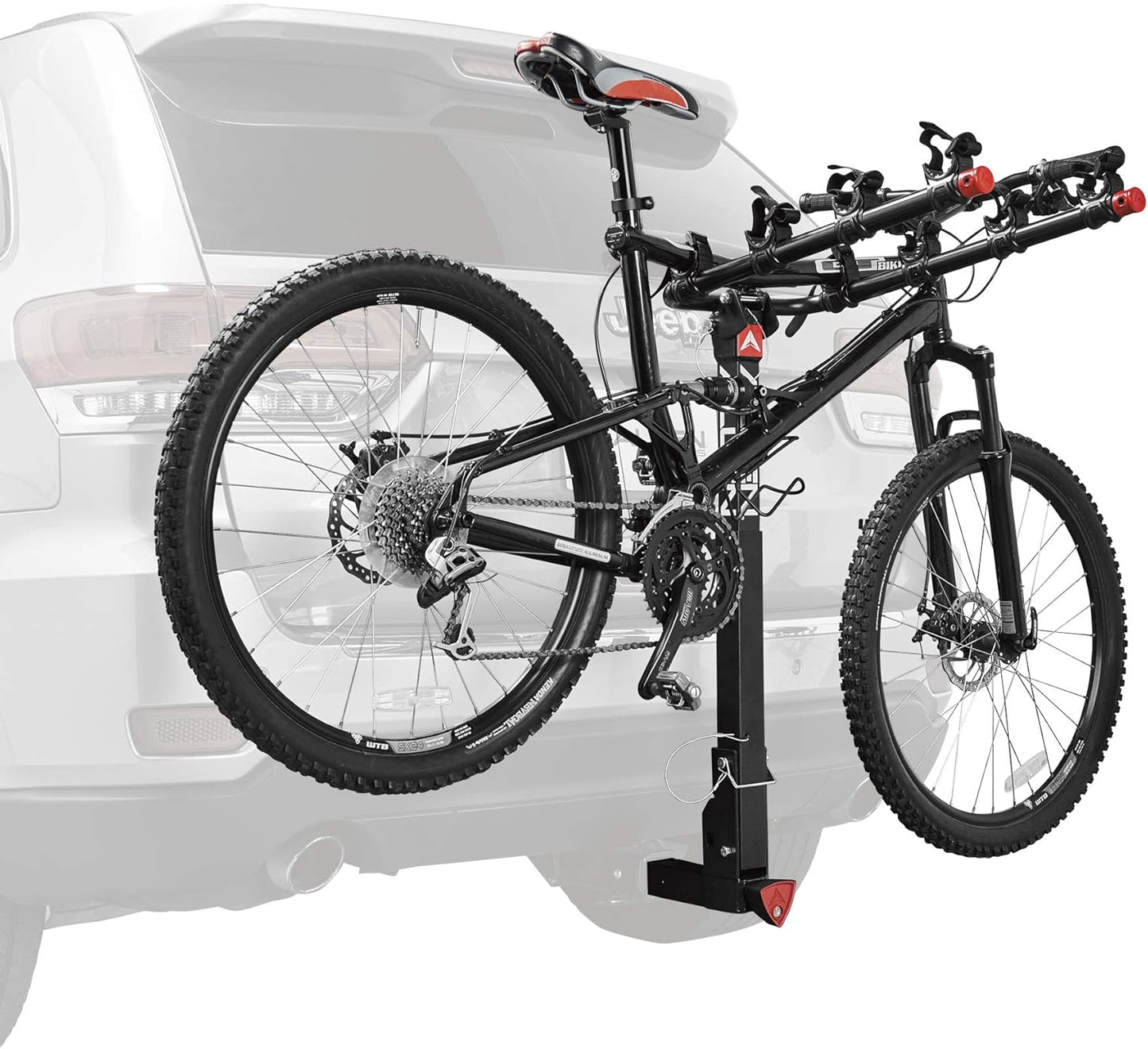 Allen Sports Deluxe 4-Bike Hitch Mount Rack (2-Inch Receiver) , Black