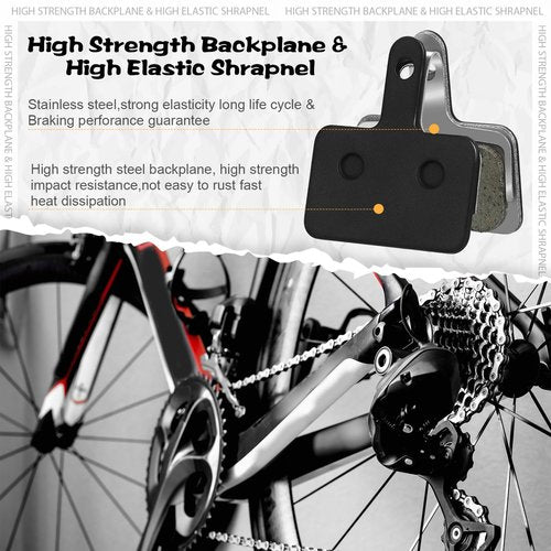 Datanly 25 Pairs Bike Brake Pads, Bicycle Disc Brake Pads Compatible with TRP Tektro Shimano, Mt200 M355 M446 M447 M315 M365 Mt500, MTB Bicycle Disc Ebike Brake Pads with Installation Tools