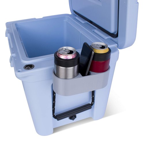 Tideline3D Cup Holder Compatible with YETI Coolers (Black, Fits YETI Tundra)