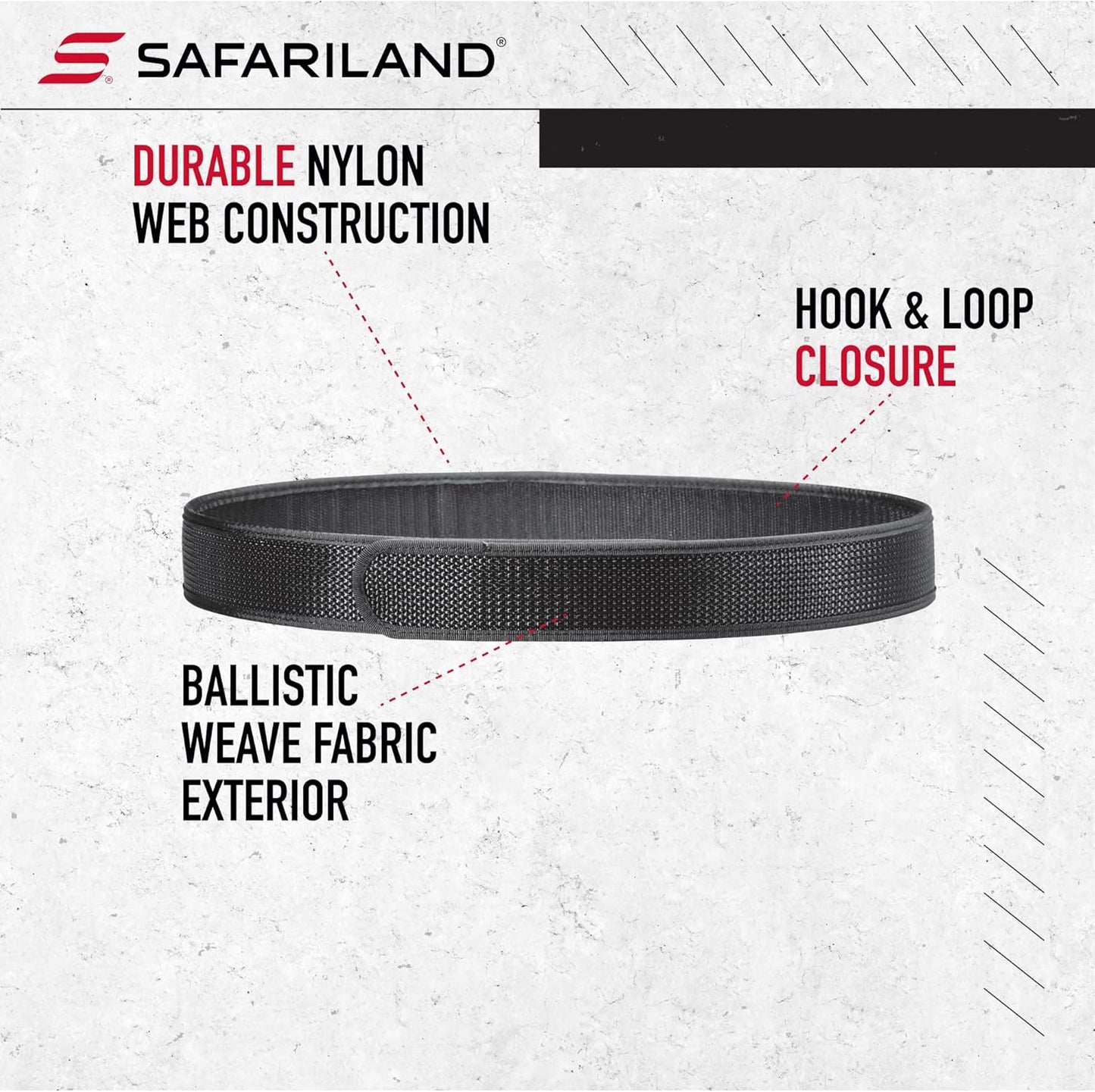 Bianchi Patroltek 8105 Black Hook Inner Liner Belt