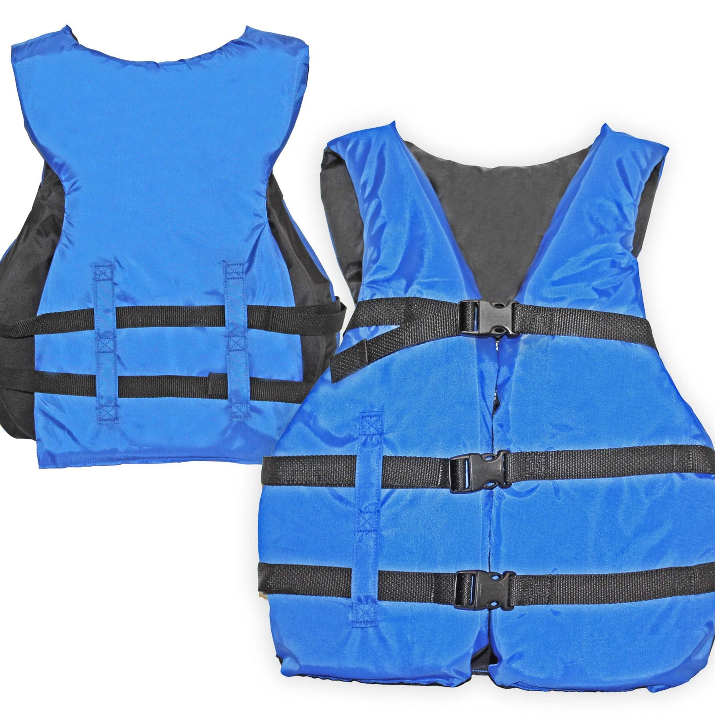 4 Pack Life Jacket Paddle Vest; Coast Guard Approved Type III PFD Life Vest Flotation Device; Jet ski, Wakeboard, Kayak; Ideal Extra Life Jacket for Pontoon Boat